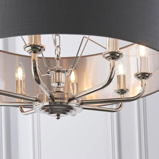 luster lampa elegantna klasicka predsien chodbova luxusna chrom zavesna velka jedalenska osvetlenie obyvacka spalna stropna lampa vila mestiansky byt lampy interierovy obchod sediva.jpg